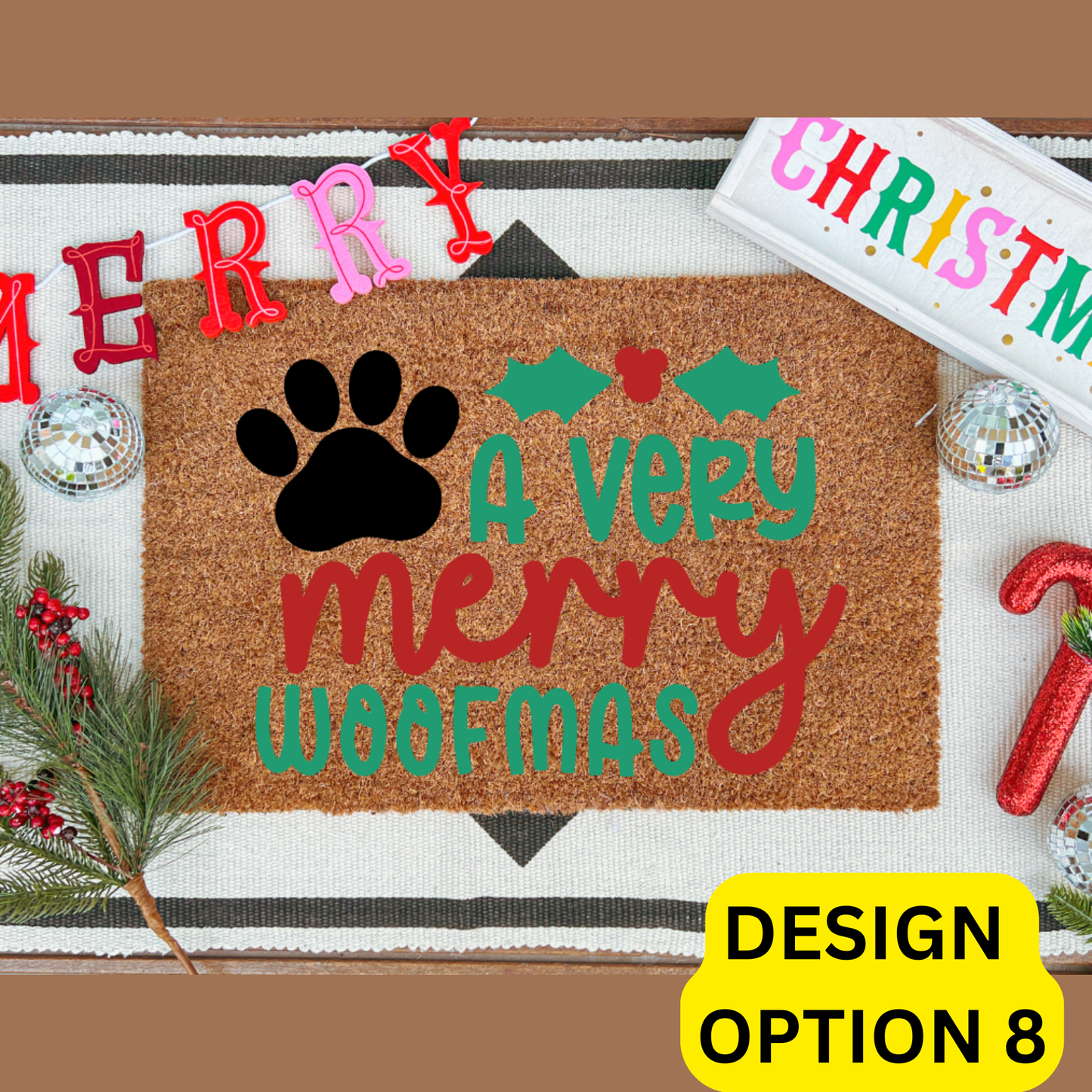 Spoiled Bitch Dog Boutique Doormat Painting