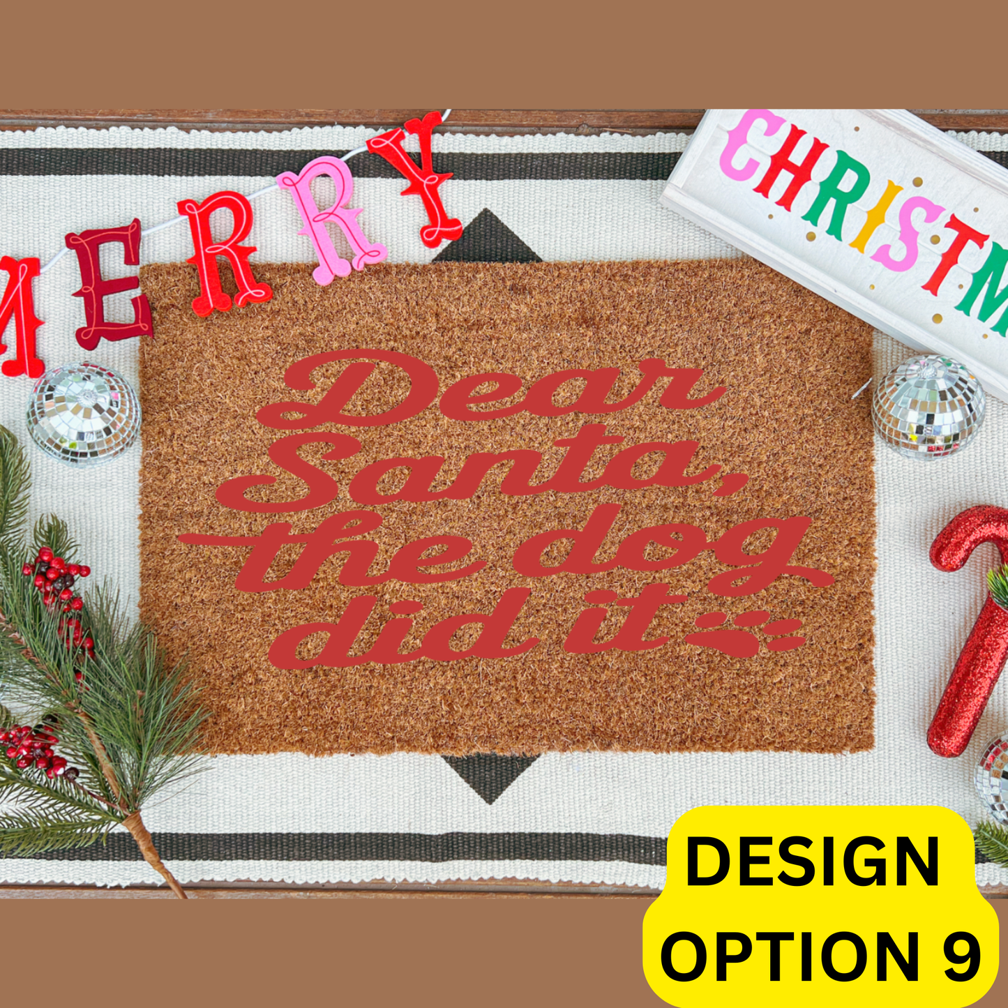 Spoiled Bitch Dog Boutique Doormat Painting