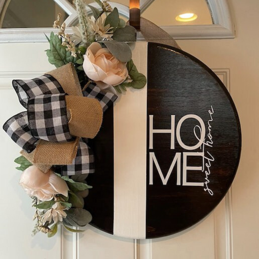 Home Sweet Home Sideway Door Hanger