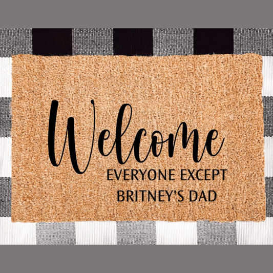 Welcome Everyone Except Britney Spears Dad Doormat