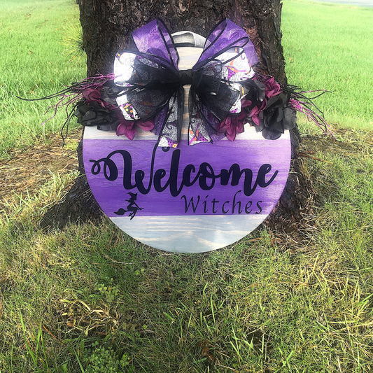 Welcome Witches Door Hanger