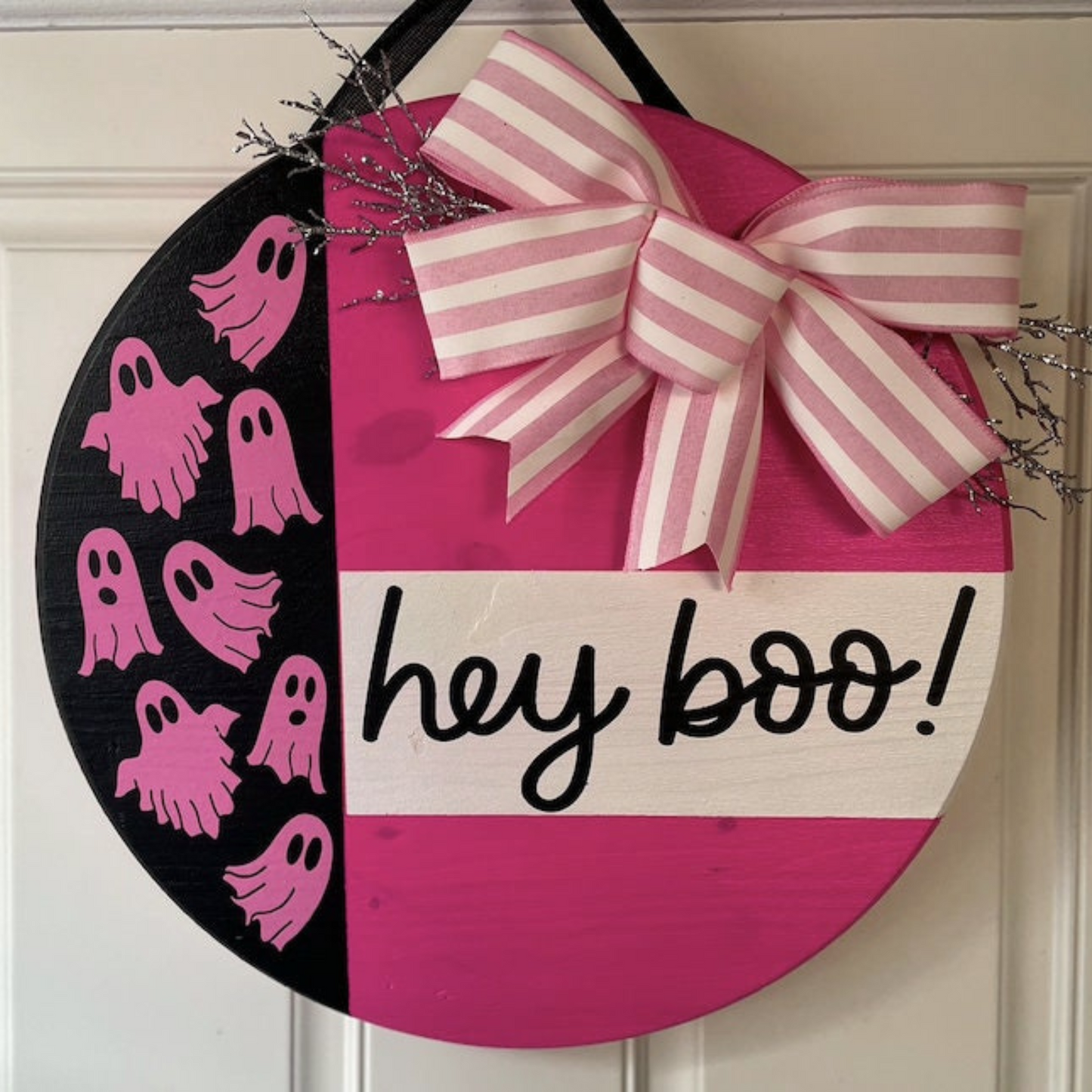 Hey Boo Door Hanger