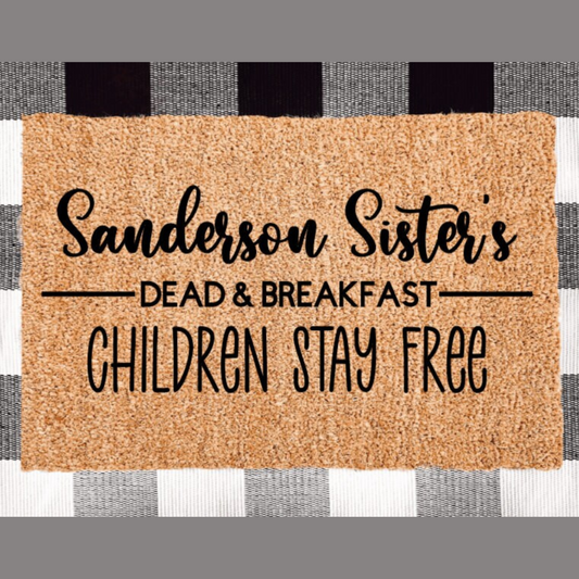 Hocus Pocus Sanderson Sister Doormat