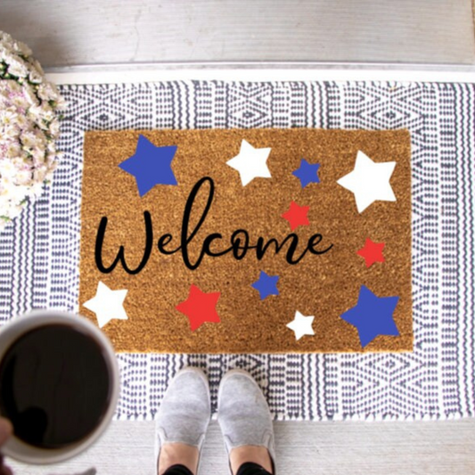 Welcome Stars Doormat