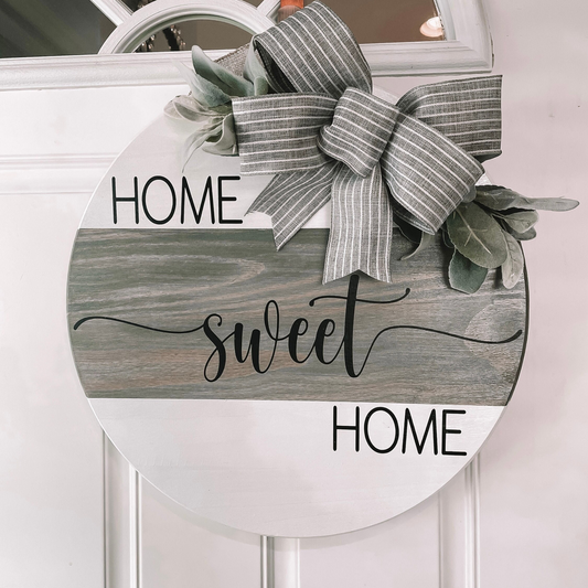 Home Sweet Home Layered Door Hanger