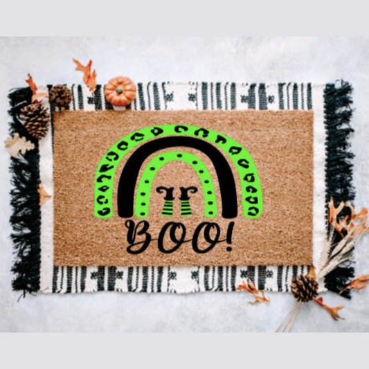 Boo Witch Rainbow Doormat