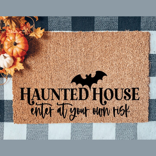 Haunted House Doormat