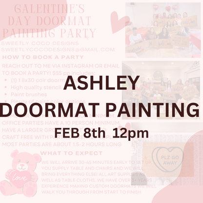 Ashley | Doormat Painting