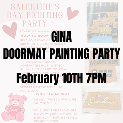 Gina | Doormat Painting Party