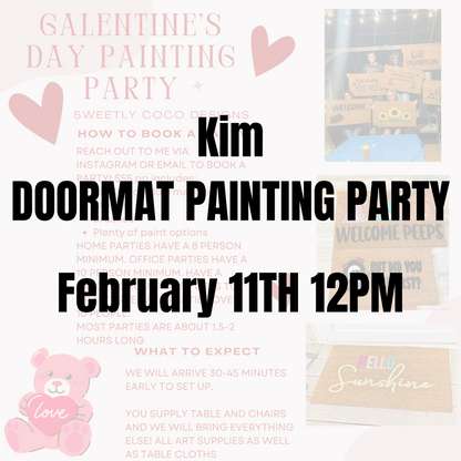 Kim | Doormat Painting Party