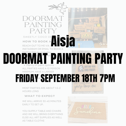 Aisja | Doormat Painting