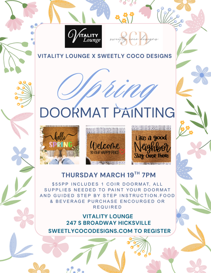 Vitality Lounge | Doormat Painting