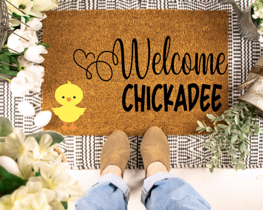 Welcome Chick Doormat