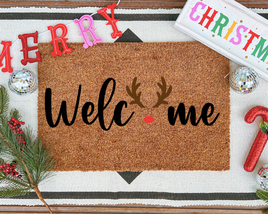 Welcome Rudolph Doormat