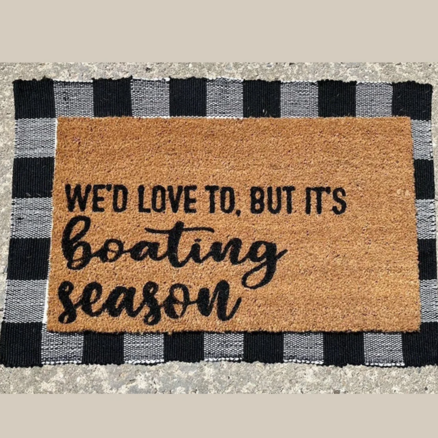 Boating Season Doormat