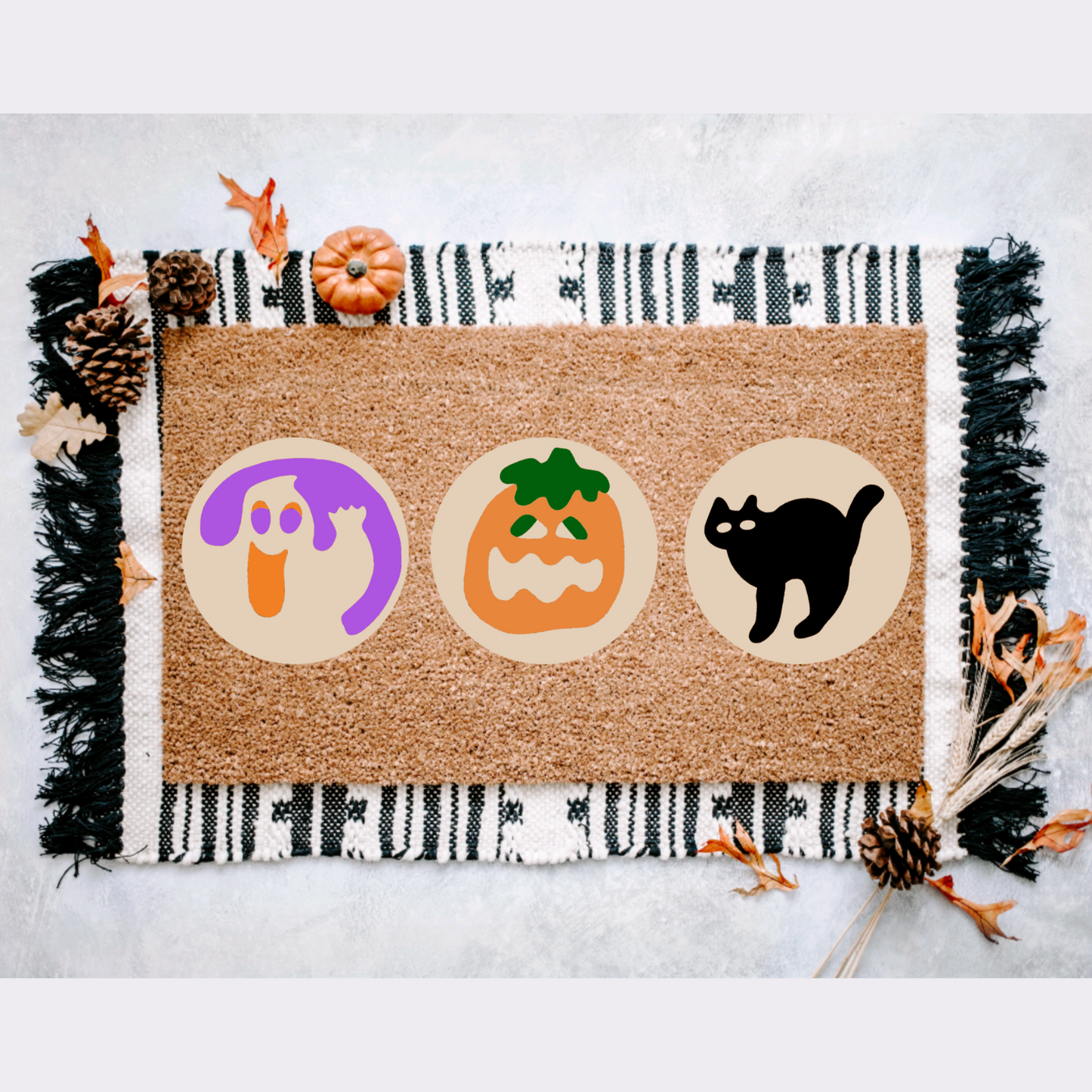 Halloween Cookie Doormat