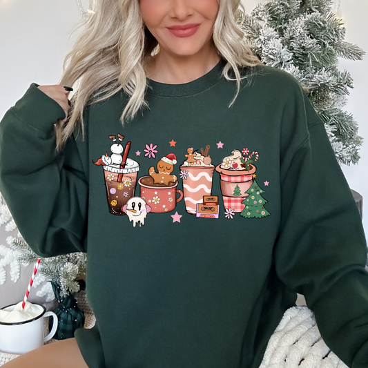 Retro Christmas Coffee Top