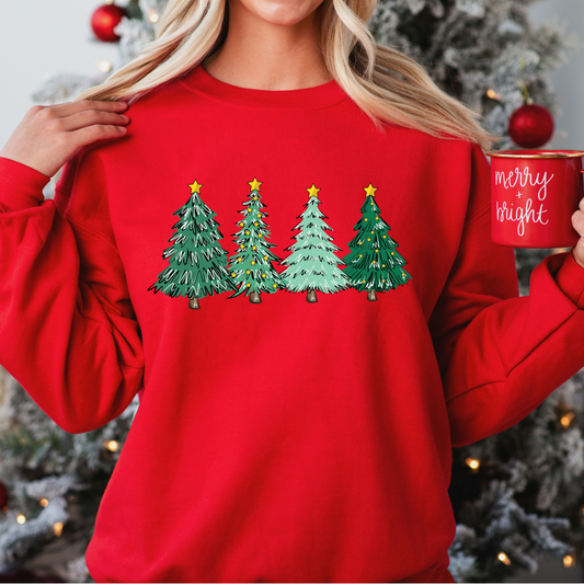 Christmas Pine Trees Top