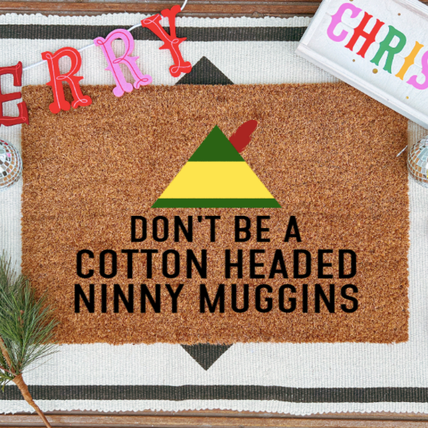 Elf Movie Cotton Head Doormat