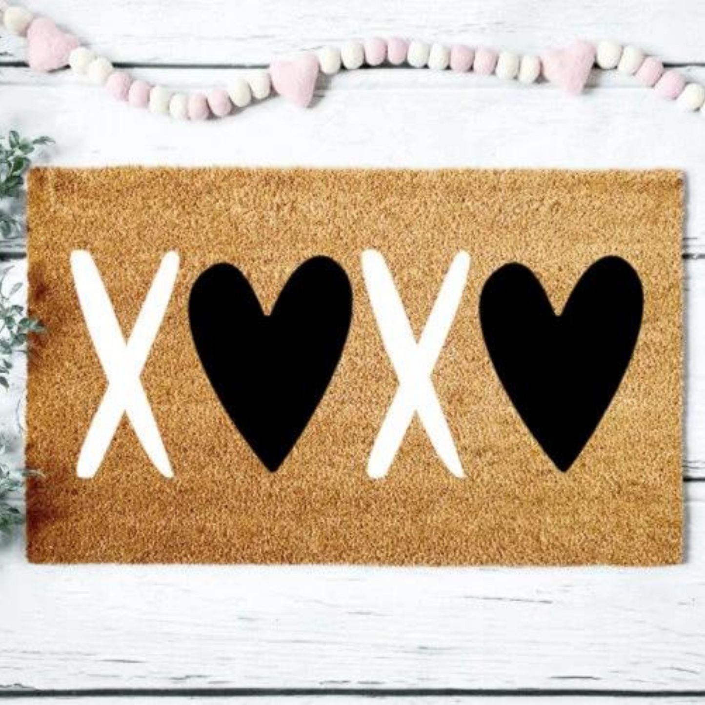 XOXO Heart Doormat