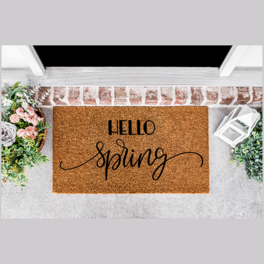 Hello Spring Doormat